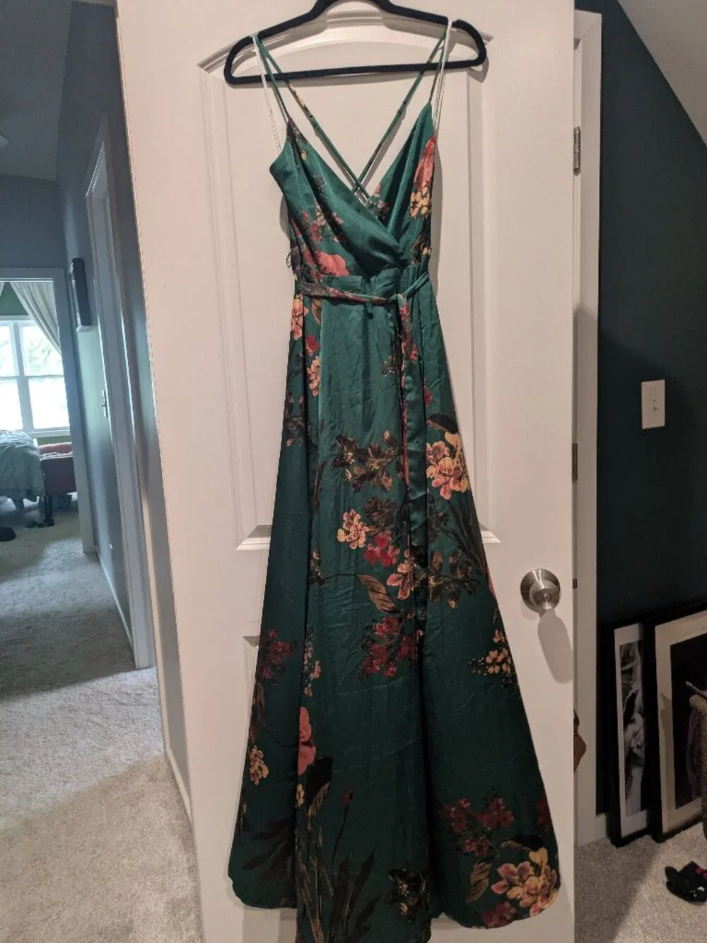 Green Floral Formal Maxi - Picture 1 of 1